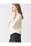 Women's Plus Size Turtleneck Wide Cut Oversized High Neck Knitwear Sweater 5078 - 5