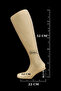 Domestic Production High Quality Polyester Men's Below Knee Left Foot Short Socks Mannequin - 5