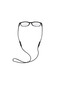 Silicone Glasses Strap / Glasses Cord / Glasses Elastic Yellow - 3