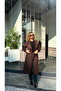 Women's Long Belted 4-Button Trench Coat – Water-Repellent Fabric - 3