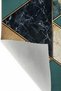 Decorative Modern Design Non-Slip Base Double Set Bath Mat & Toilet Seat Set-2 Pieces - 4