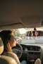 Pink Color Rearview Mirror Protective Frame - Car Interior Decorative Silicone Mirror Case - 6