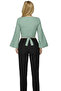 %100 cotton muslin Tie-Detail Cropped - 2