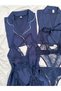 11-Piece Luxury Extra-Large Pajama, Nightgown, Robe, and Lingerie Wedding Trousseau Set in a Navy Blue Satin Box - 6