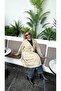Women's Long Belted 4-Button Trench Coat – Water-Repellent Fabric