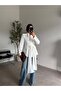 Ecru Shawl Blazer Jacket - 3