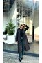 Women's Long Belted 4-Button Trench Coat – Water-Repellent Fabric - 3