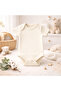 10-Piece Baby Bodysuit with Snap Fasteners Short Sleeve Ecru 100% Cotton - 5