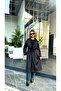 Women's Long Belted 4-Button Trench Coat – Water-Repellent Fabric - 2