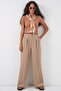 Bdart High Waist Pleated Palazzo Pants