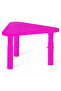 Adjustable Height Kids Plastic Table, Triangular Activity Study Table for Kindergarten Playroom