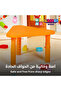 Adjustable Height Kids Plastic Table, Triangular Activity Study Table for Kindergarten Playroom - 5