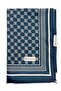 Twill Silk Shawl - Special Series - Petrol Blue - 3