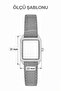 Dkf.2315A New Trend Gold Color Case White Leather Strap Women's Watch - 6