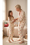 Girl's Seasonal Pajama Set 4,5,6,7,8,9,10,11 Years Old Mother-Daughter Combinable - 2