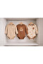 Baby Boy 3-Piece Bodysuit Set – Brown Tones – 100% Cotton – Newborn & 6 Months - 7