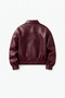 Oversized Unisex Vintage Leather Jacket - 2