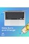USB-C Charging Cable EcoLine-CC200 — 60W PD, 480Mbps, 200cm Nylon Braided - 4