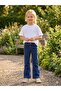 Girls' Semi-Spanish Full Lycra Denim Pants [Buy One Size Up, 5\12 Age Range]Sizes Are in the Product Description