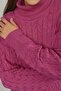 My Fashion Long Sleeve Turtleneck Jacquard Knitwear Dress - 4