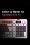 LOYAL Pro Gri/Beyaz 3 BT + 2.4 IPS Ekranlı Red Switch RGB Mekanik Kablosuz Klavye - 4