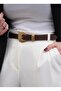Women's Belt with Tool Buckle, Jacket Belt, Trouser Belt, Dress Belt - 2