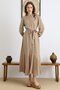 Skirt Flared Self-Adjusting Patterned Dress Kamel 9443-E - 5