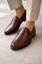 Vogayer Genuine Leather Men's Casual Classic Loafer Shoes - 7