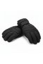 Women's Fleece-Lined Water Resistant S/M and L Size Snow Ski Motorcycle Gloves Black - 5