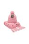 Women/Teen Premium Stylish Scarf Beanie Set | Wool Textured Thick Knitted Winter Wear for Adults and Compatible for Ages 12-16