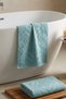 Set of 2 100% Cotton Luxury Jacquard Bath Foot Towels 50X70 cm - 5