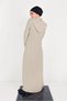 Hakim Collar with Stone Detail Coat 10206 - 3