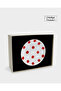 Confetti Red Real Gold Gilded Polka Dot 4-Piece Porcelain Cake Plate 20 cm - 3