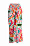 Cotton Satin Multicolor Long Pareo 160*110 cm - 2
