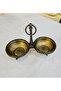 Classic Stand-Up Stainless Steel 2-Piece Snack Bowl Antique - 2