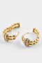 Reis X Defacto 2'Li Gold Earrings G2706Axns - 3