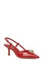 26S-039 6Fx Red Women's Heeled Shoes - 2