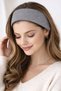 Set of 2 Knitted Hair Bands Orlon Fabric – Ecru Gray – Sporty Casual Stylish Headband - 3