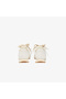 Th Women's Soft Suede Leather Comfortable Sole Beige Sneaker - 3