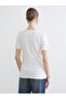 White Crew Neck Women's T-Shirt - 4