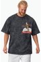 Design Rihanna Singer Back Printed Unisex Oversized Vintage Washed T-Shirt - 2