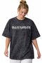 Iron Maiden Rock Metal Music Band Back Printed Unisex Oversized Vintage Washed T-Shirt - 2