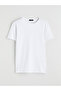 White Crew Neck Women's T-Shirt - 5