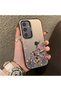 Samsung Galaxy S24 Compatible Hard Acrylic Back Silicone Edge Lens Protection Case Stylish Print Patterns - 2
