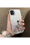 iPhone 12/12 Pro Compatible Hard Acrylic Back Silicone Edge Lens Protection Case Stylish Print Patterns - 2