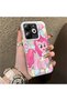 Infinix Smart 8/8 Pro/8 Plus Compatible Hard Acrylic Back Silicone Edge Lens Protection Case Stylish Printing - 2