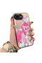 iPhone 16E Compatible Hard Acrylic Back Silicone Edge Lens Protection Case Stylish Print Patterns