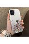 iPhone 15 Pro Compatible Hard Acrylic Back Silicone Edge Lens Protection Case Stylish Print Patterns - 3
