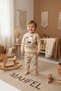 100% Cotton Piece Baby & Kids Pajama Set Pochacco Cream - 2