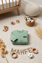 100% Cotton Piece Baby Snap Romper & Salopet Water Green Color - 5